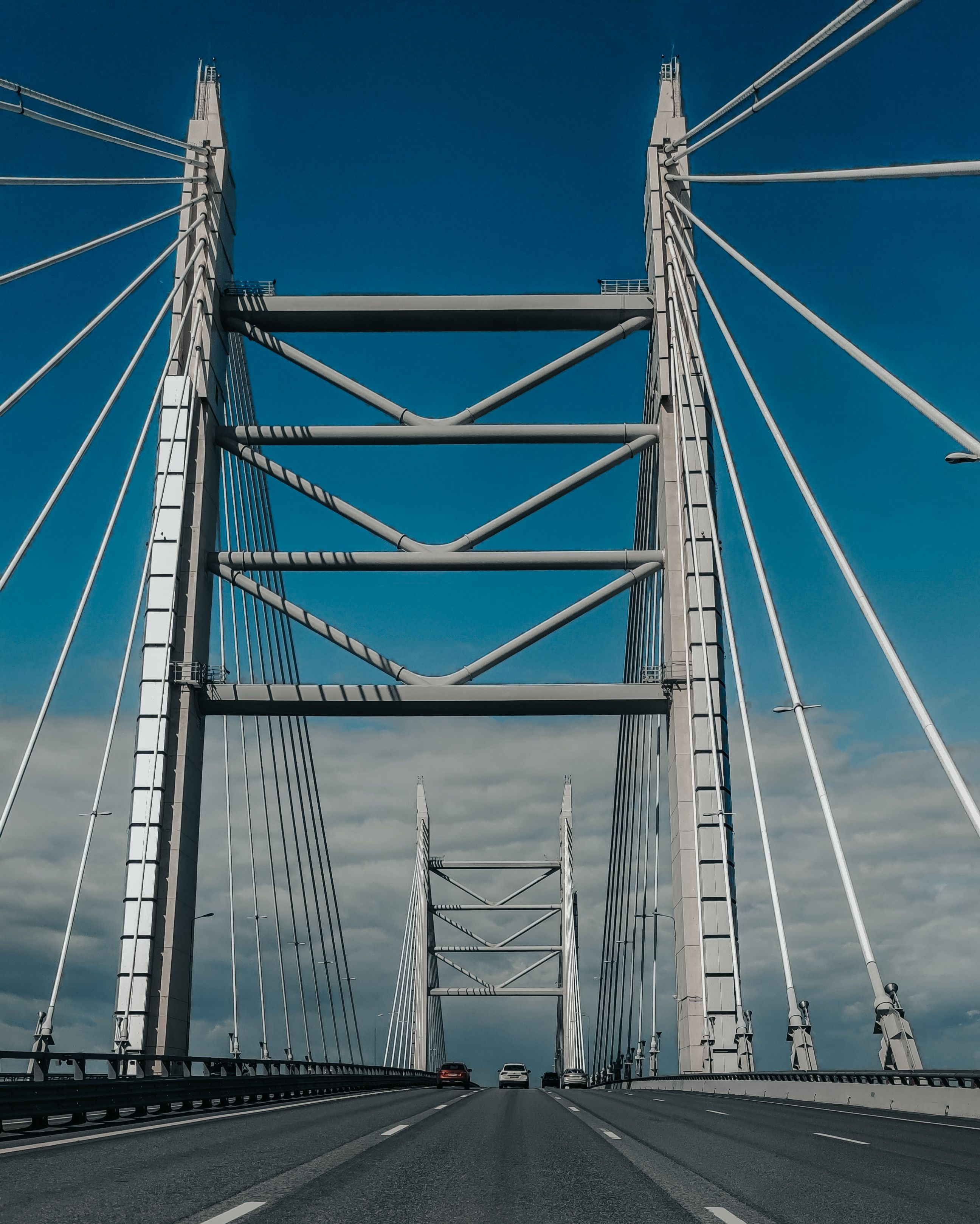Bridge construction scene used as an engineering context
